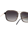 VSCO Vibe mens black frame square shades poppy eyewear