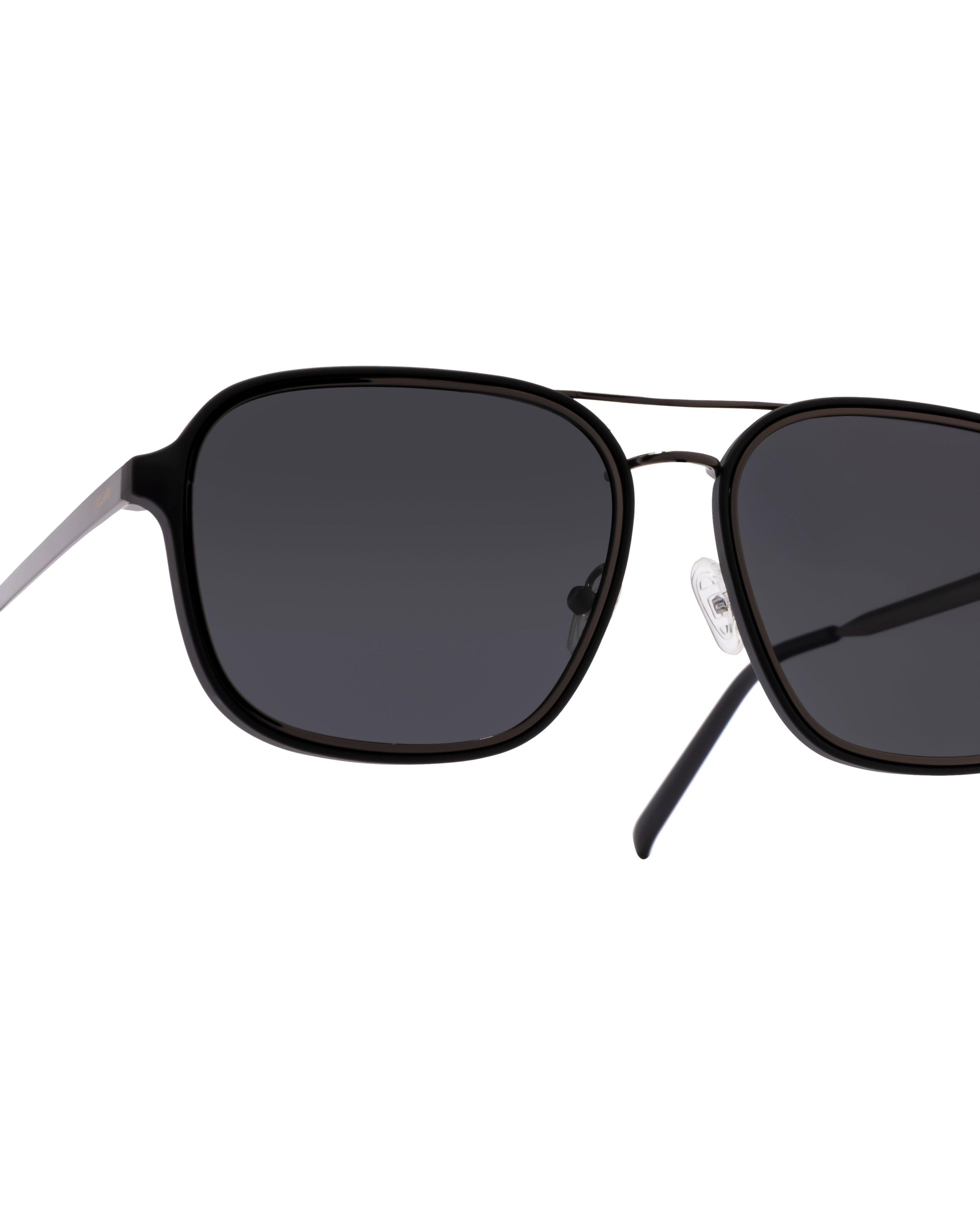 VSCO Vibe mens black square shades poppy eyewear