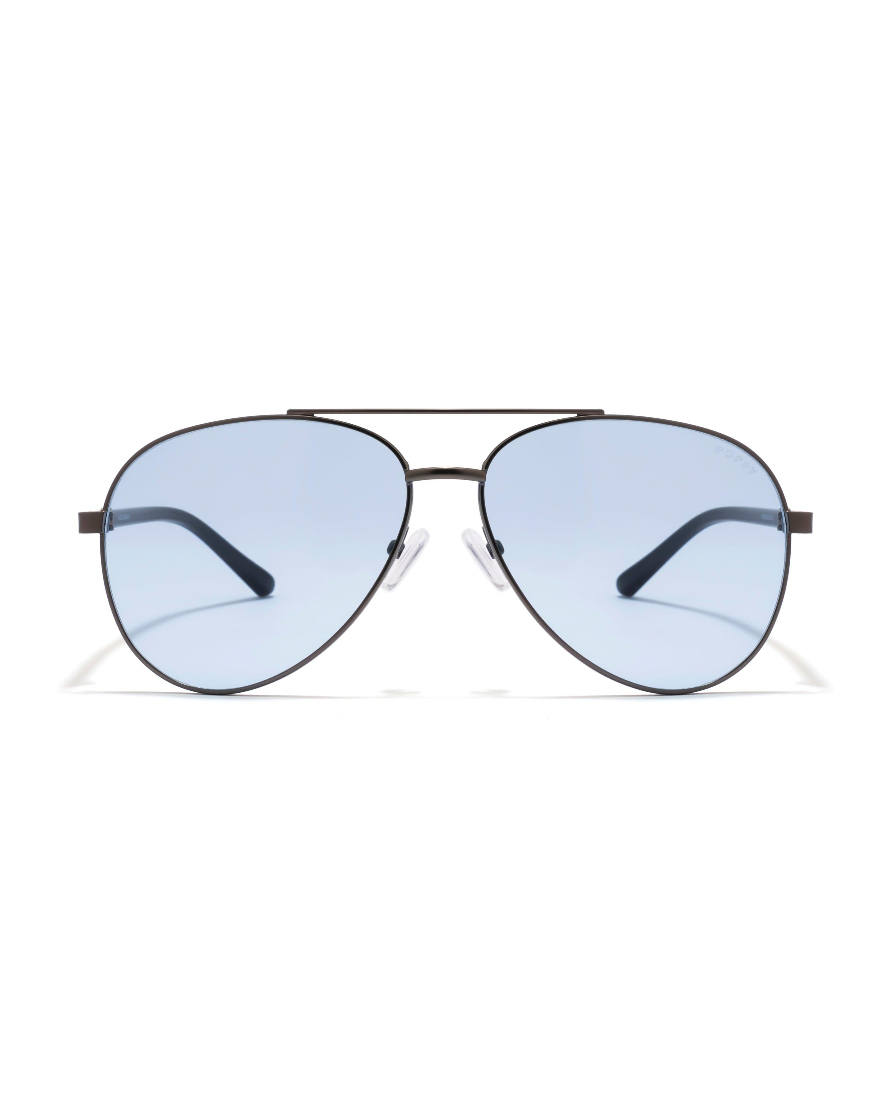 griddy mens pilot silver shades poppy eyewear