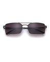 Periodt mens rectangular full rim metal shades poppy eyewear