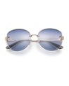 finna women gold frame butterfly shades poppy eyewear