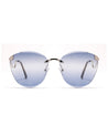 Tee em eye womens silver butterfly frame poppy eyewear