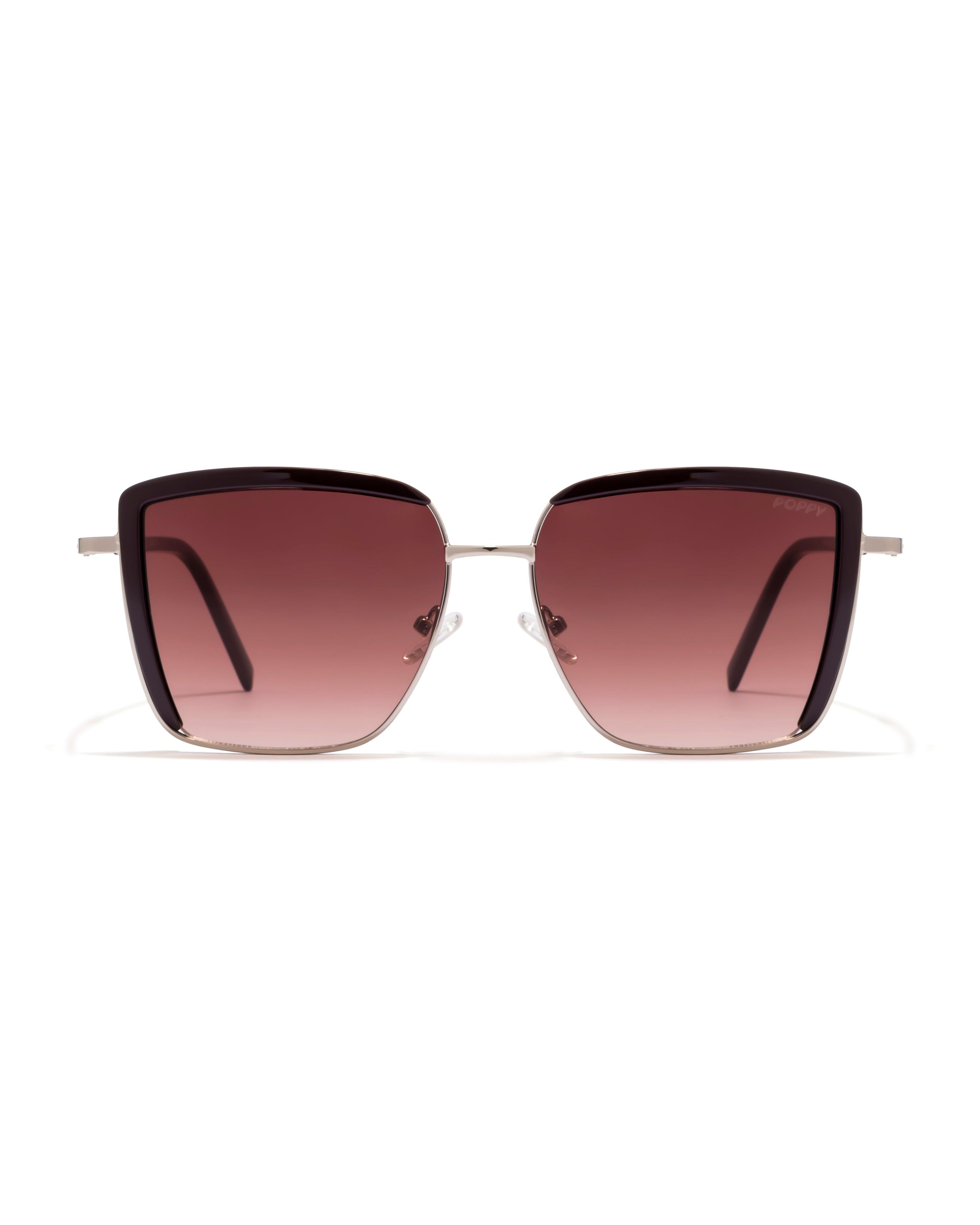 mood square shape womens sunglasses poppy eyewear