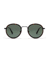 crop women round shape black with brown shades poppy eyewear