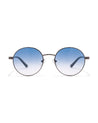 serve unisex round silver shape goggles poppy eyewear