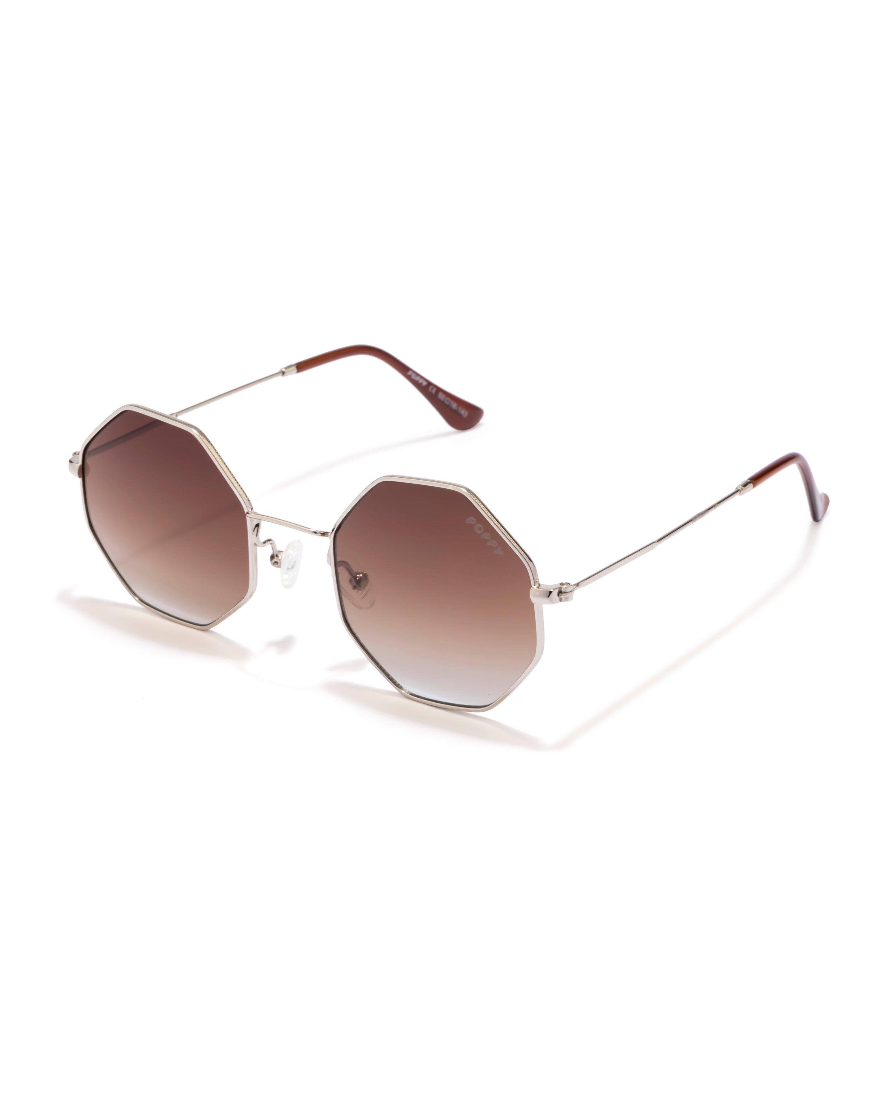 T-rex womens hexagon shades poppy eyewear