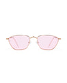 glow butterfly shape unisex gold frame eyeglasses poppy eyewear