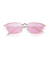 glow unisex butterfly shape gold frame poppy eyewear