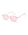 glow butterfly shape gold frame unisex sunglasses poppy eyewear