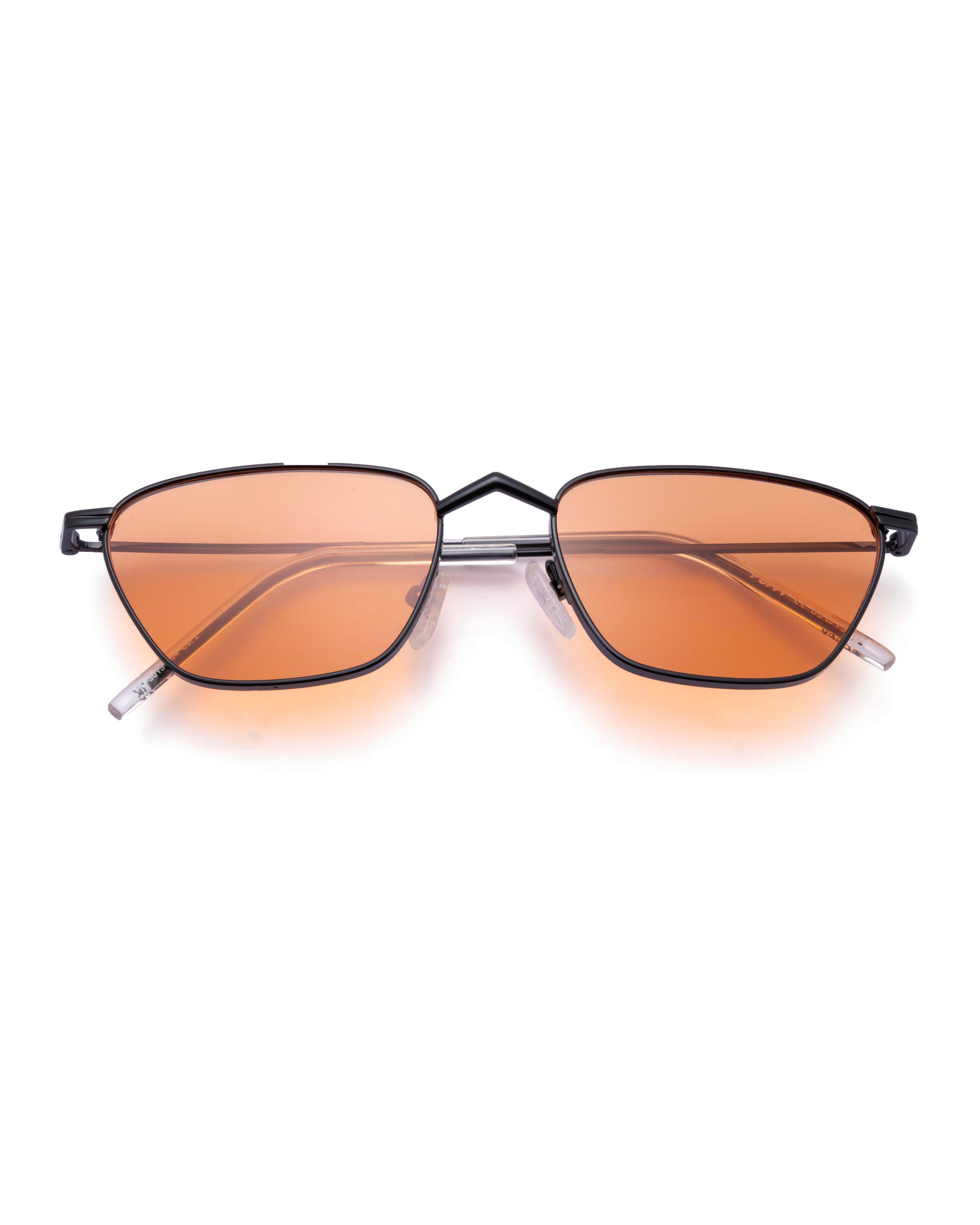 glow unisex butterfly black frame sunglasses poppy eyewear