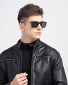 Bff men wayfarer style black gradient sunglasses poppy eyewear