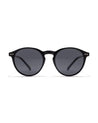 goblin round shape black sunglasses poppy eyewear