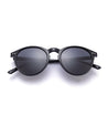 goblin black round shape unisex sunglasses poppy eyewear