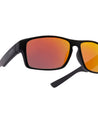 underdog mens black sports frame poppy eyewear