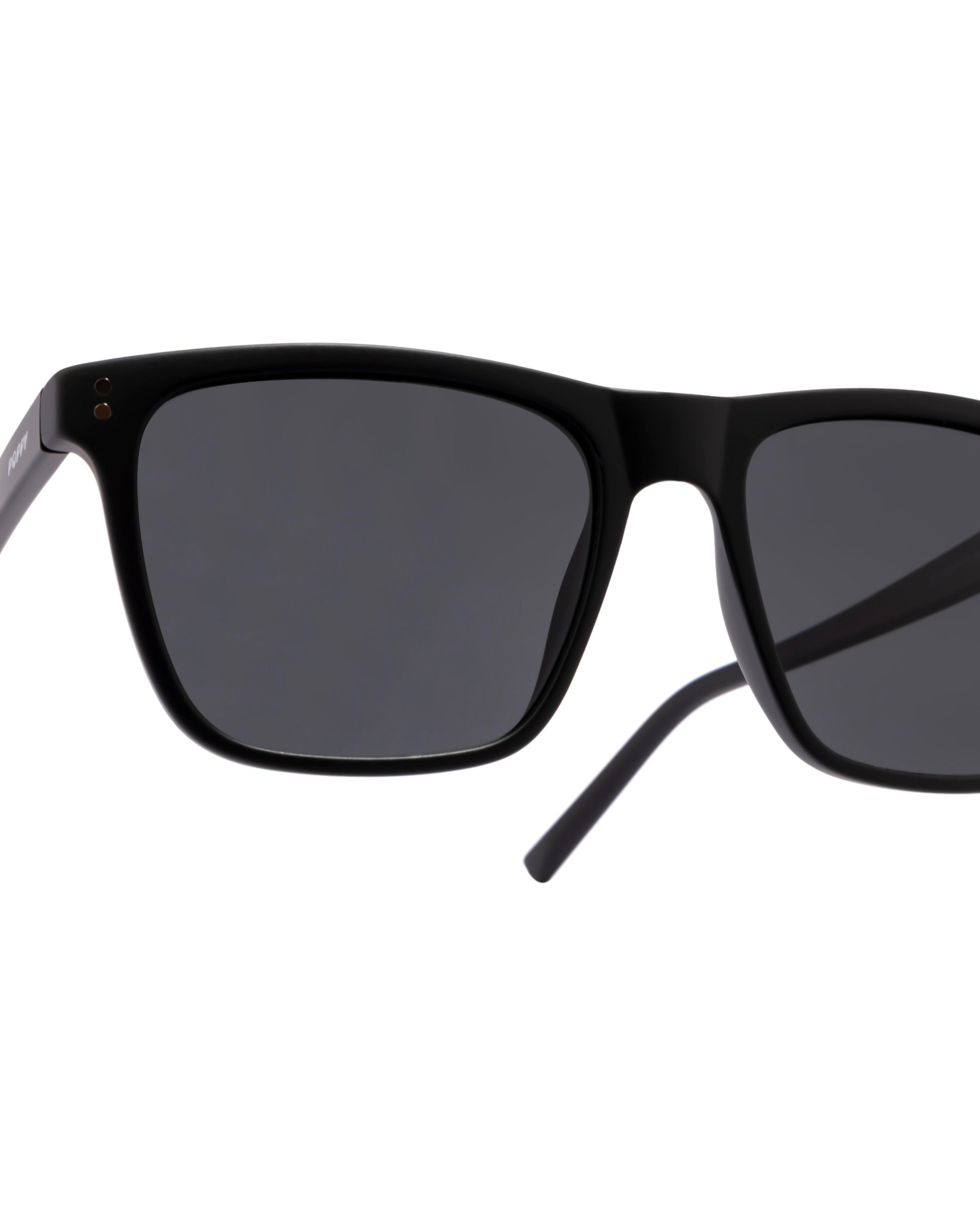 vibe mens black wayfarer shades poppy eyewear