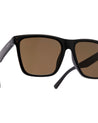 flex classic wayfarer square black goggles poppy eyewear