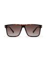 stan stylish wayfarer square brown frame goggles poppy eyewear