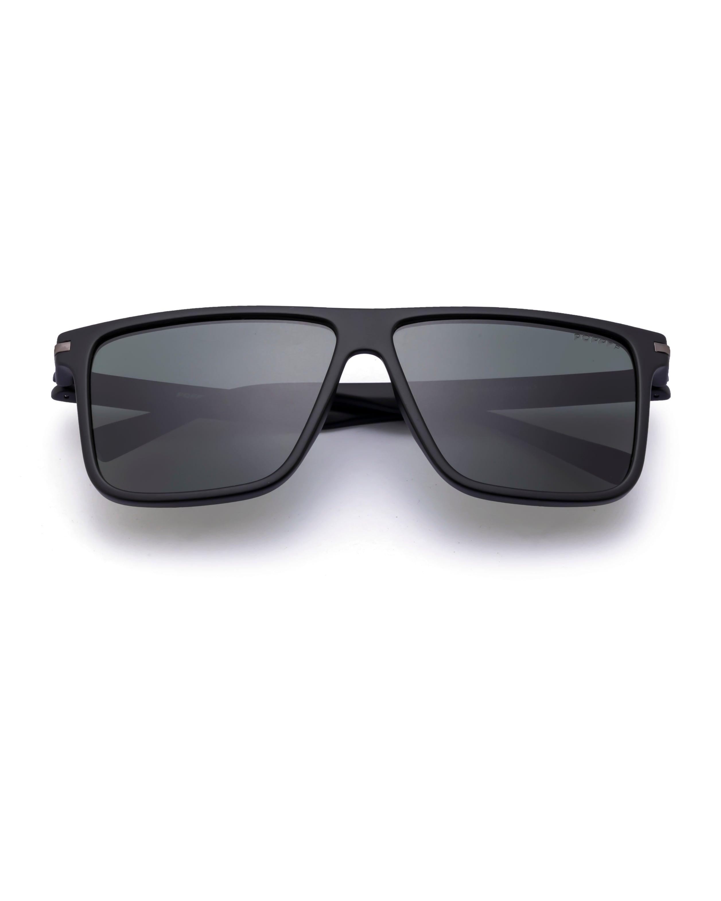 stan square black wayfarer goggles poppy eyewear