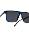 stan square wayfarer blue frame goggles poppy eyewear