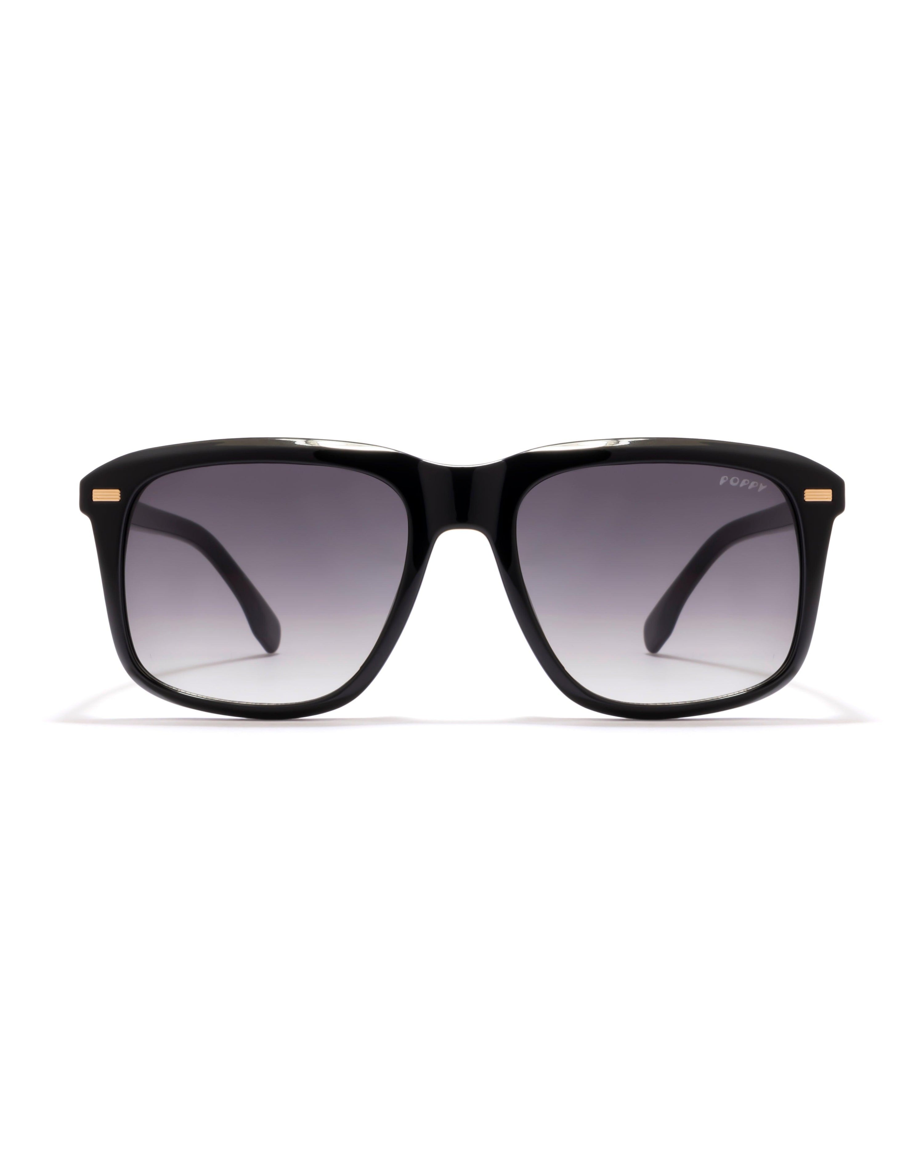 LIT AF wayfarer black eyeglasses mens poppy eyewear