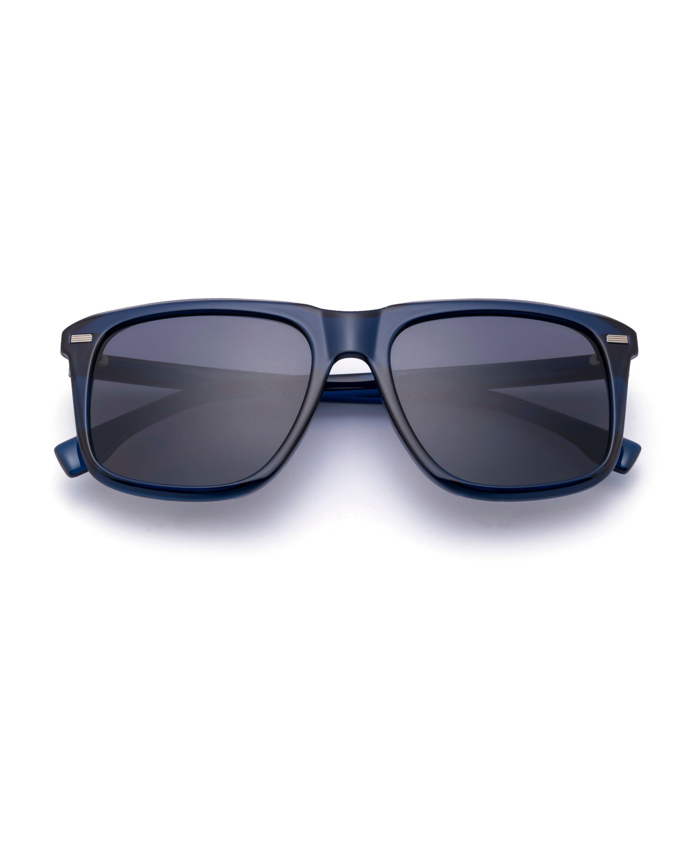 LIT AF mens wayfarer crystal blue shades poppy eyewear