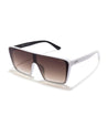 Squad mens wayfarer white shades poppy eyewear