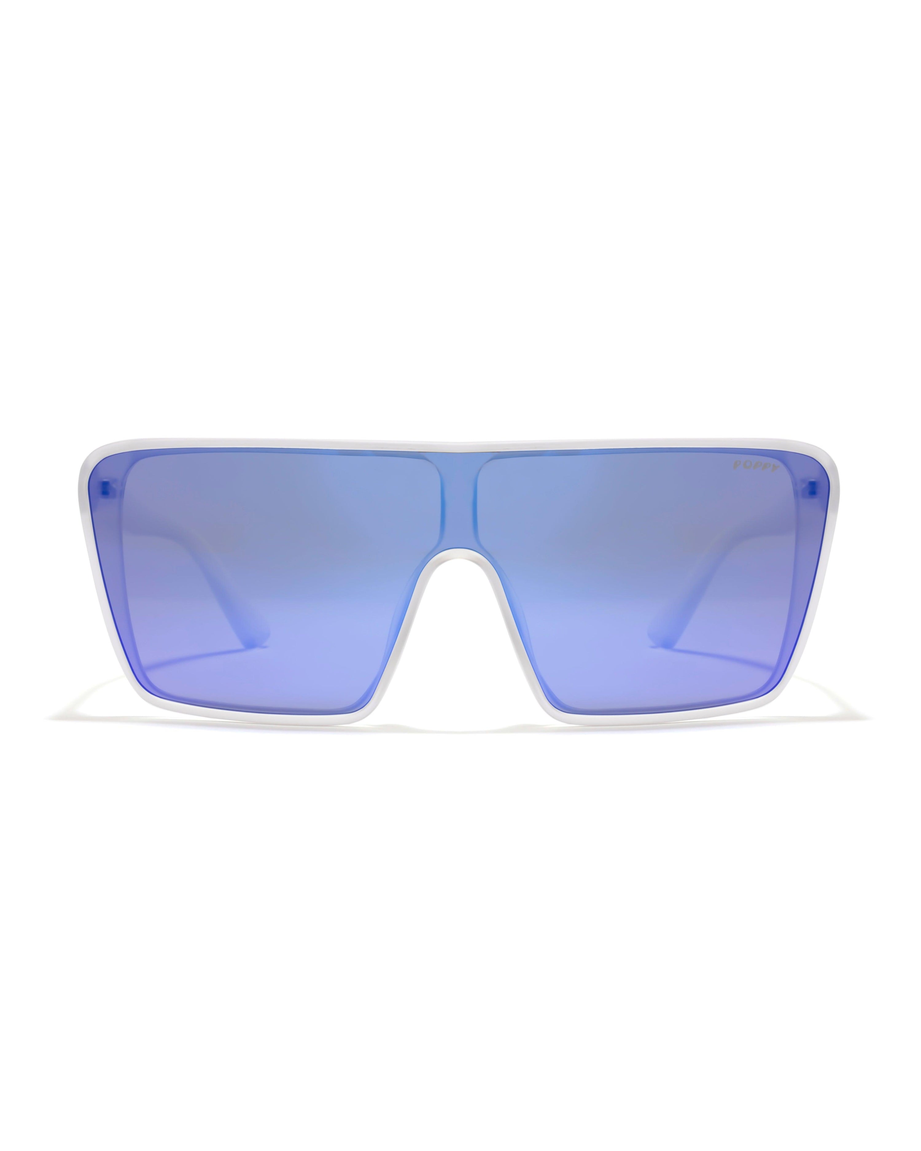 Squad mens wayfarer crystal goggles poppy eyewear