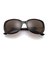 madame womens butterfly brown sunglasses poppy eyewear