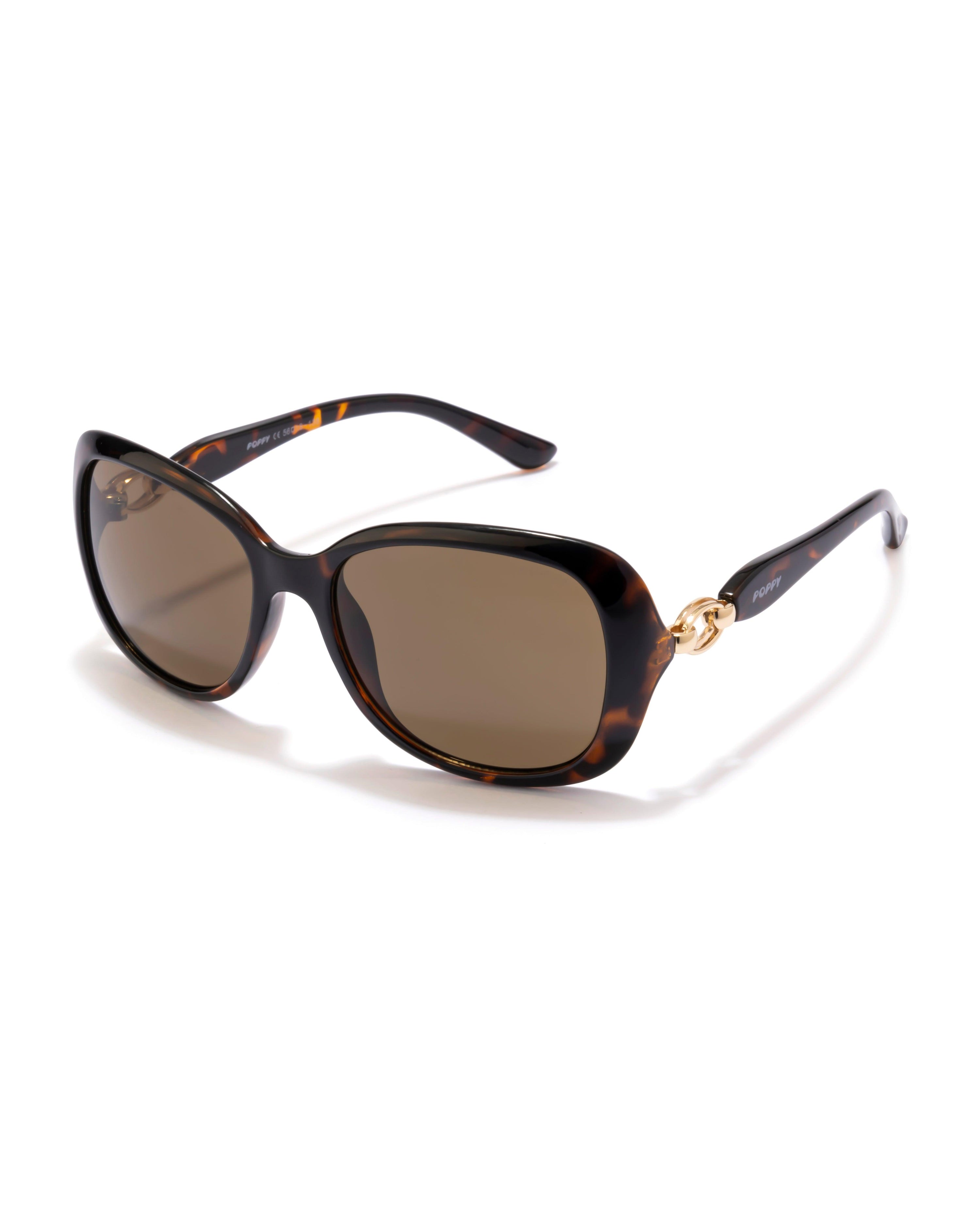 madame womens butterfly brown shades poppy eyewear