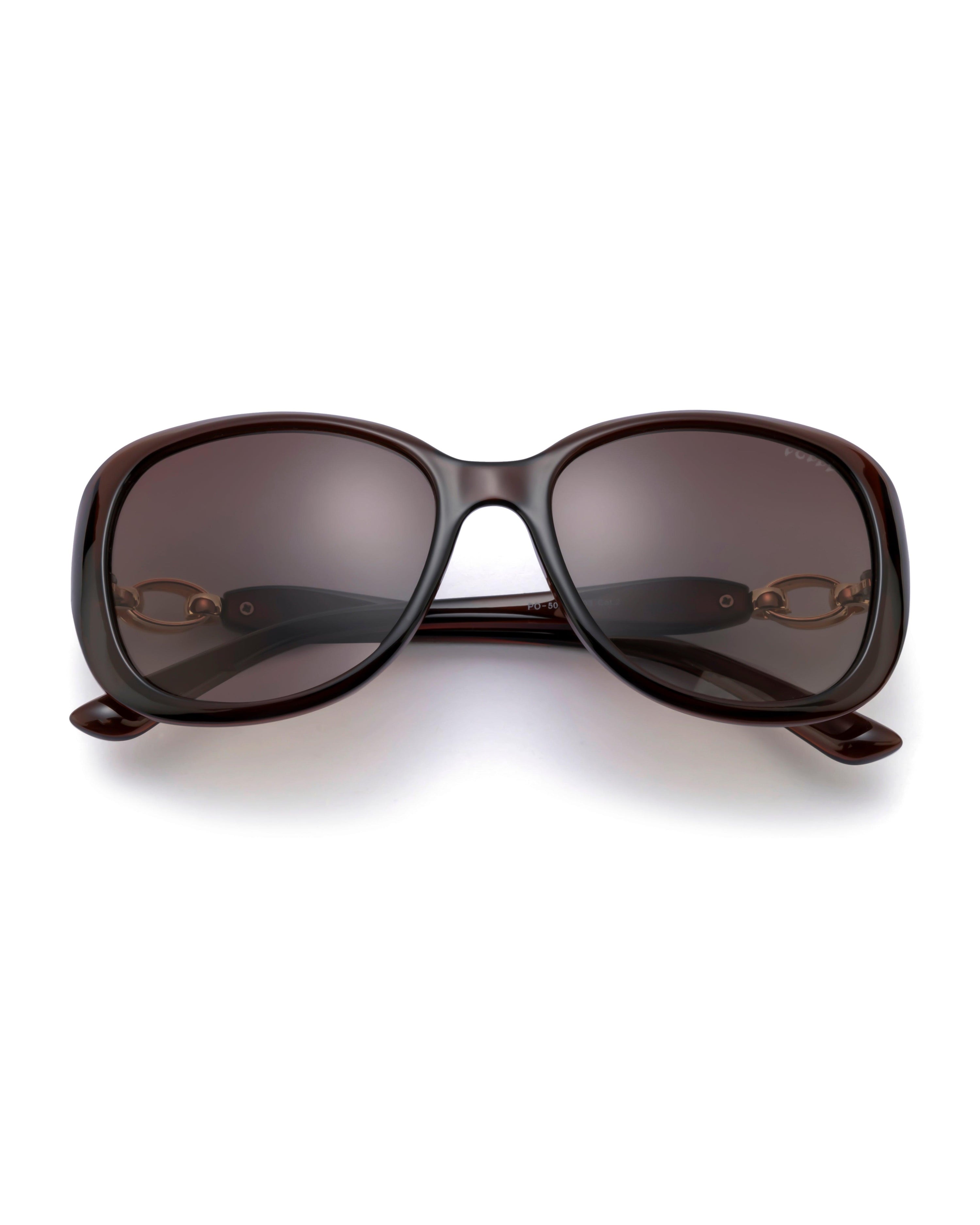 madame butterfly frame brown shades poppy eyewear