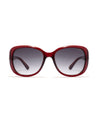 madame womens butterfly burgandy frame poppy eyewear